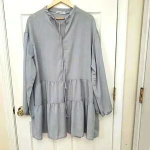 MISS LOOK TIERED RUFFLE DRESS SIZE 3XL